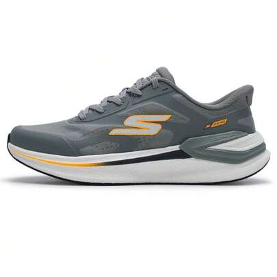 Skechers أحذية رياضية للرجال بنظام ربط، أحذية رياضية كاجوال مبطنة خفيفة الوزن للاستخدام اليومي، 221141-GRY
