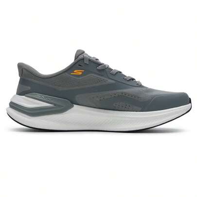 Skechers أحذية رياضية للرجال بنظام ربط، أحذية رياضية كاجوال مبطنة خفيفة الوزن للاستخدام اليومي، 221141-GRY