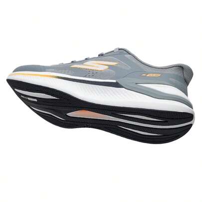 Skechers أحذية رياضية للرجال بنظام ربط، أحذية رياضية كاجوال مبطنة خفيفة الوزن للاستخدام اليومي، 221141-GRY