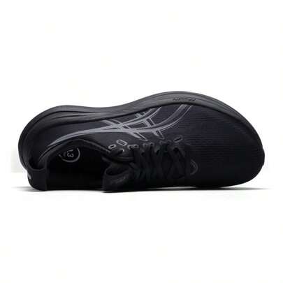 Asics أحذية الجري للرجال GEL-NIMBUS 28 (4E) خفيفة الوزن، مريحة، أحذية جري كاجوال بسيطة 1011C145-001
