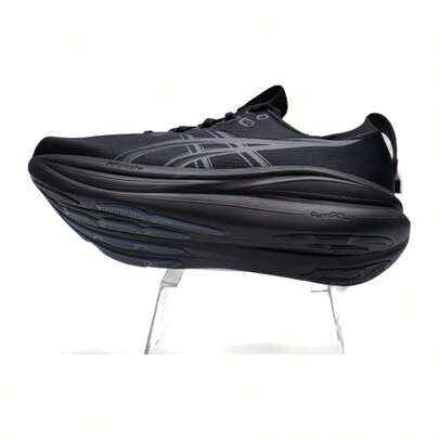 Asics أحذية الجري للرجال GEL-NIMBUS 28 (4E) خفيفة الوزن، مريحة، أحذية جري كاجوال بسيطة 1011C145-001