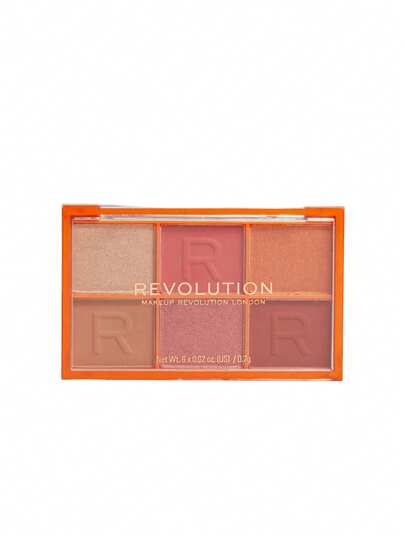 Makeup Revolution بالت ألوان صغيرة معاد تحميلها بالت فار أنا أراك برتقالي 6 * 0.7 جرام