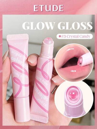 K-Beauty- ETUDE House صبغة شفاه مائية لامعة - جوسي كاندي شاين، مظهر منتفخ غير لزج