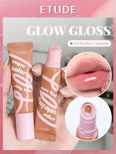 K-Beauty- ETUDE House صبغة شفاه مائية لامعة - جوسي كاندي شاين، مظهر منتفخ غير لزج