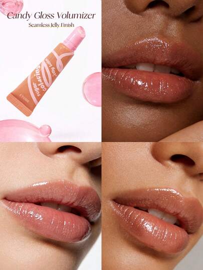 K-Beauty- ETUDE House صبغة شفاه مائية لامعة - جوسي كاندي شاين، مظهر منتفخ غير لزج