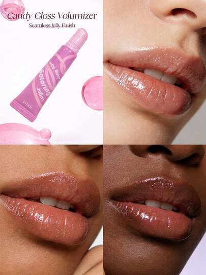 K-Beauty- ETUDE House صبغة شفاه مائية لامعة - جوسي كاندي شاين، مظهر منتفخ غير لزج