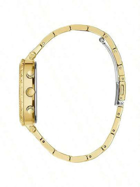 ساعة GUESS متعددة الوظائف للنساء بلون فضي GW0403L2