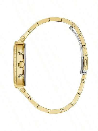 ساعة GUESS متعددة الوظائف للنساء بلون فضي GW0403L2