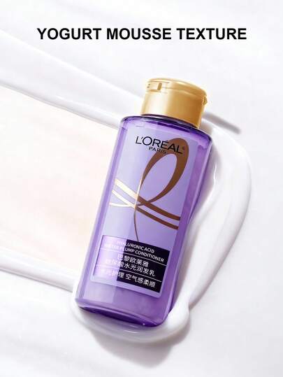 L'Oreal 100 مل حجم السفر شامبو + 100 مل بلسم. مشبع بحمض الهيالورونيك، يغذي الشعر بالرطوبة والبريق والحجم والتحكم في الزيوت.