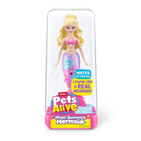 سلسلة سباحة الحيوانات الأليفة الحية ZURU PETS ALIVE MERMAID الإصدار 1 (1 حزمة)