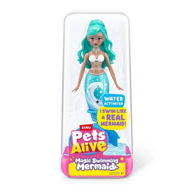سلسلة سباحة الحيوانات الأليفة الحية ZURU PETS ALIVE MERMAID الإصدار 1 (1 حزمة)