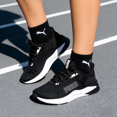 Puma حذاء الجري للرجال والنساء FTR Wave حذاء رياضي مريح وسهل الارتداء 311095-01