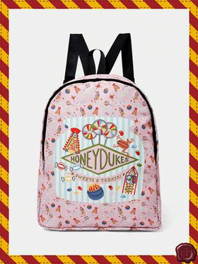 HARRY POTTER X SHEIN حقيبة ظهر بنمط كرتوني جميل، متعددة الوظائف، خفيفة الوزن، محمولة، سعة كبيرة مناسبة للطالبات الجامعيات والمدارس الإعدادية والثانوية والنشاطات الخارجية والسفر والمدارس الابتدائية والمبتدئين والمكاتب، هدية عيد الحب