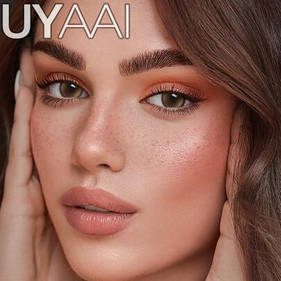 UYAAI زوج واحد من العدسات اللاصقة البنية القابلة للاستخدام اليومي بقطر 14.2 مم، قابلة للاستبدال لمدة سنة، مناسبة للمكياج اليومي والمناسبات والأعياد