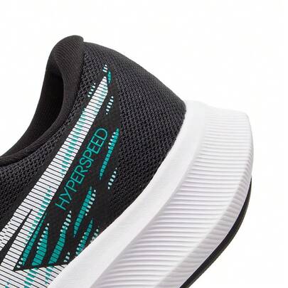 Asics حذاء جري HYPER SPEED 4 بتقنية النعل الأوسط FLYTEFOAM وبطانة النعل الخارجي المطاطية AHAR؛ حذاء تدريب لياقة بدنية للرجال 1011B874-002