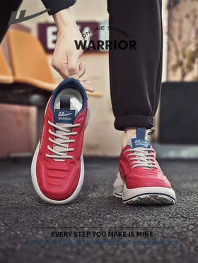 WARRIOR أحذية رجالية مريحة بطراز الشارع ذات الكعب السميك، أحذية ركض مريحة للربيع والخريف، أحذية رياضية كاجوال أنيقة وبسيطة، مناسبة للارتداء طوال العام، مقاومة للتآكل والارتداء اليومي، أحذية تدريب