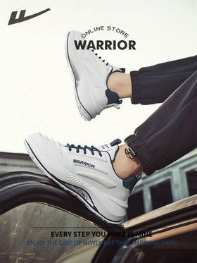 WARRIOR أحذية رجالية مريحة بطراز الشارع ذات الكعب السميك، أحذية جري مريحة للربيع والخريف، أحذية رياضية كاجوال أنيقة وبسيطة، مناسبة للارتداء طوال العام، مقاومة للتآكل والارتداء اليومي، أحذية تدريب
