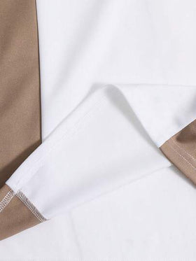 SHEIN مجموعة بولو وشورت كاجوال للأولاد المراهقين بألوان متناسقة، مناسبة للتنقل والدراسة والارتداء اليومي والرياضة، بدلة صيفية للأولاد للربيع والصيف