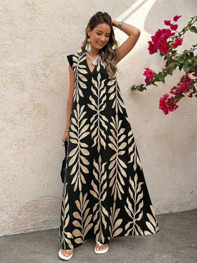 SHEIN Elenzya فستان نسائي طويل بطراز رجعي للخريف