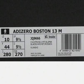 Adidas أحذية الجري ADIZERO BOSTON 13 M للرجال، منخفضة الأعلى JQ9666