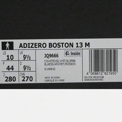 Adidas أحذية الجري ADIZERO BOSTON 13 M للرجال، منخفضة الأعلى JQ9666