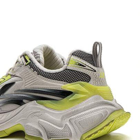 حذاء رياضي رجالي ضخم من LI-NING STARLIT L2K، بتصميم كلاسيكي مستوحى من حقبة الألفية الجديدة، مصنوع من قماش شبكي وجلد سويدي، موديل AGLW005