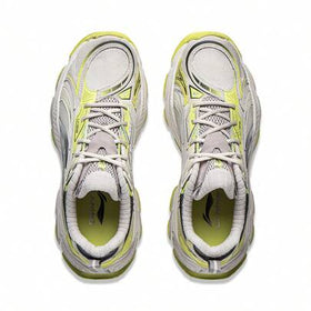 حذاء رياضي رجالي ضخم من LI-NING STARLIT L2K، بتصميم كلاسيكي مستوحى من حقبة الألفية الجديدة، مصنوع من قماش شبكي وجلد سويدي، موديل AGLW005