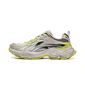 حذاء رياضي رجالي ضخم من LI-NING STARLIT L2K، بتصميم كلاسيكي مستوحى من حقبة الألفية الجديدة، مصنوع من قماش شبكي وجلد سويدي، موديل AGLW005