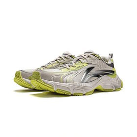 حذاء رياضي رجالي ضخم من LI-NING STARLIT L2K، بتصميم كلاسيكي مستوحى من حقبة الألفية الجديدة، مصنوع من قماش شبكي وجلد سويدي، موديل AGLW005