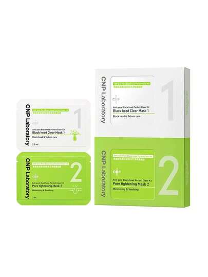 CNP طقم تنظيف مضاد للنقط السوداء، شرائط مسامات مناسبة لجميع أنواع البشرة، شرائط تنظيف مسام الأنف العميقة