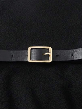 SHEIN فستان بخصر مربوط وهامش مظلة للفتيات المراهقات للعطلات والتنقل، وشال بحري مخطط