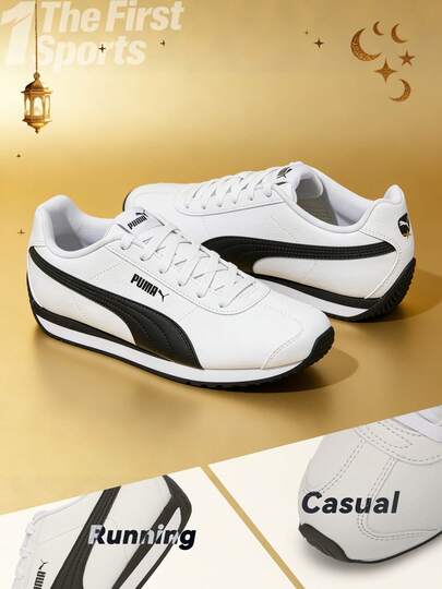 Puma حذاء رياضي كاجوال تورينو 3، أحذية رياضية منخفضة الكاحل للرجال والنساء، أحذية تدريب رياضات المضمار والحقل، رقم الطراز 383037-06