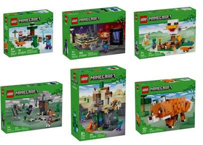 LEGO لعبة تركيب الكتل الخشبية لسلسلة ماينكرافت ليجو 21587 سجن الزومبي هدية للأطفال