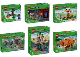 LEGO لعبة تركيب الكتل الخشبية لسلسلة ماينكرافت ليجو 21587 سجن الزومبي هدية للأطفال