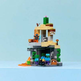 LEGO لعبة تركيب الكتل الخشبية لسلسلة ماينكرافت ليجو 21587 سجن الزومبي هدية للأطفال