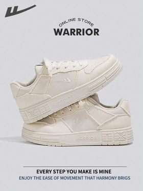 WARRIOR أحذية رياضية للرجال ذات طراز متواضع وراحة في الربيع والخريف، أحذية كاجوال أنيقة مناسبة للارتداء طوال العام، مقاومة للتآكل والصلبة لتدريبات الركض