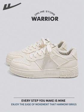 WARRIOR أحذية رياضية للرجال ذات طراز متواضع وراحة في الربيع والخريف، أحذية كاجوال أنيقة مناسبة للارتداء طوال العام، مقاومة للتآكل والصلبة لتدريبات الركض