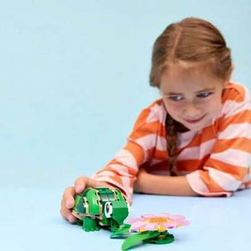 LEGO مجموعة كتل بناء على شكل سلحفاة بحرية جميلة للأطفال، مناسبة كهدية للأطفال