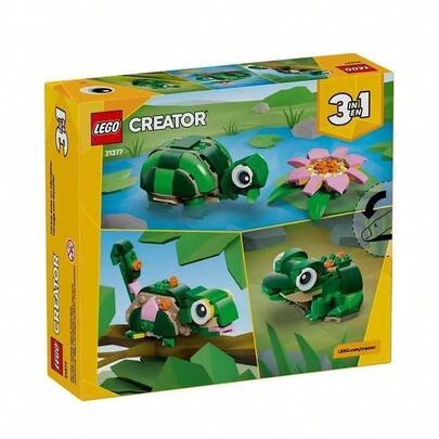 LEGO مجموعة كتل بناء على شكل سلحفاة بحرية جميلة للأطفال، مناسبة كهدية للأطفال