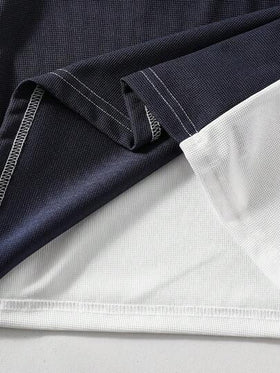 SHEIN Vacaura قميص بولو ناعم وراحة للأولاد، مناسب للخروجات والصور والمدرسة ومناسبات متنوعة، عنصر أساسي للصيف للمراهقين