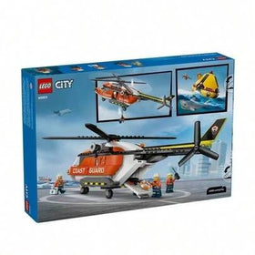 LEGO طقم كتل بناء طائرة هليكوبتر خفر السواحل - ديكور غرفة ومنزل، هدية عيد ميلاد مثالية للأطفال