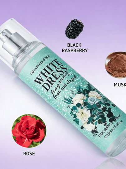 زجاجة واحدة 150 مل مجموعة هدايا رذاذ عطري محدود الإصدار، تشمل 6 أنواع من العطور، سعة كبيرة طويلة الأمد للاستخدام الداخلي والخارجي كمعطر هواء، يمكن استخدامه كرذاذ عطري ومنقي هواء، متعدد الطبقات من العطور، رائحة طبيعية منعشة