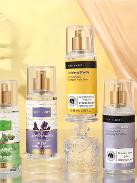 زجاجة واحدة 150 مل مجموعة هدايا رذاذ عطري محدود الإصدار، تشمل 6 أنواع من العطور، سعة كبيرة طويلة الأمد للاستخدام الداخلي والخارجي كمعطر هواء، يمكن استخدامه كرذاذ عطري ومنقي هواء، متعدد الطبقات من العطور، رائحة طبيعية منعشة