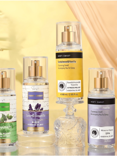زجاجة واحدة 150 مل مجموعة هدايا رذاذ عطري محدود الإصدار، تشمل 6 أنواع من العطور، سعة كبيرة طويلة الأمد للاستخدام الداخلي والخارجي كمعطر هواء، يمكن استخدامه كرذاذ عطري ومنقي هواء، متعدد الطبقات من العطور، رائحة طبيعية منعشة