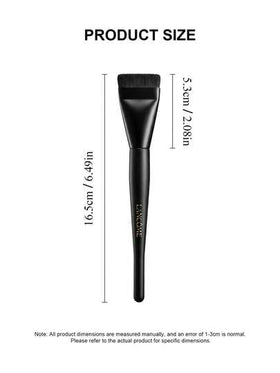 Lancôme فرشاة أساس ذات قمة مسطحة طويلة الأمد. أساس خفيف الوزن لا يمتص الكثير من المنتج. تصميم قطعة واحدة محمول. فرشاة مكياج رفيعة