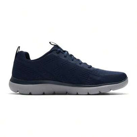 Skechers أحذية رياضية كاجوال للرجال بنمط ربطة، أحذية رياضية كاجوال مريحة للاستخدام اليومي والخارجي 232395-NVGY
