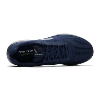 Skechers أحذية رياضية كاجوال للرجال بنمط ربطة، أحذية رياضية كاجوال مريحة للاستخدام اليومي والخارجي 232395-NVGY