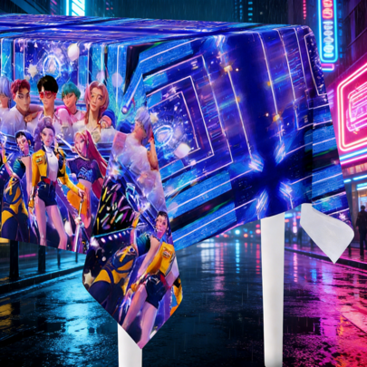 1 قطعة ديكور حفلة موضوع الساحرة الأنمي K-Pop - مفرش طاولة يمكن التخلص منه، مناسب لحفلة عيد ميلاد البنات وديكور عيد الحب، بتصميم وتغليف عشوائي