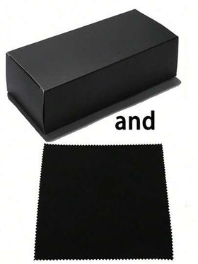 نظارة نسائية ذات إطار كبير عصرية وأنيقة بتصميم مربع على الطراز الشارعي، نظارة عالية الجودة