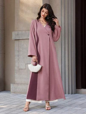 Graceveil عباية نسائية طويلة الأكمام غير متماثلة بقصة كاجوال فضفاضة